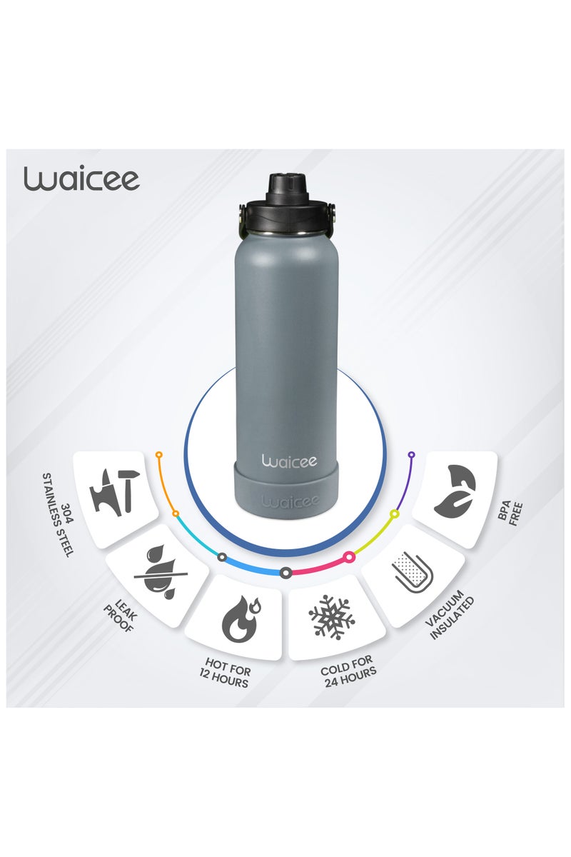 Waicee Waterbottle 21oz 21Steel Gray 620ml - Image 2