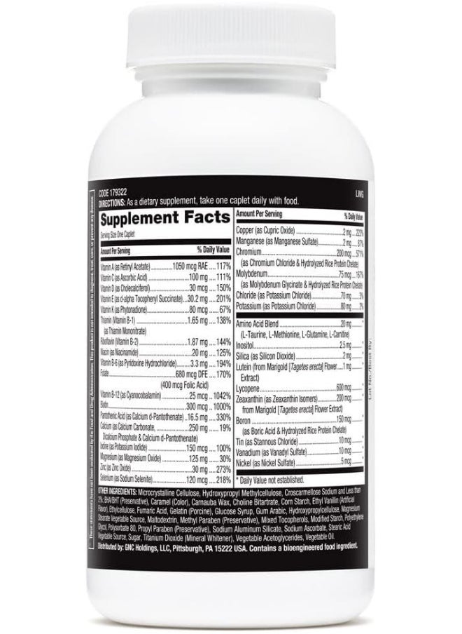 GNC Mega 1 Daily Multivitamin For Men For 19 Vitamins And Minerals (60 Count)  - Image 2