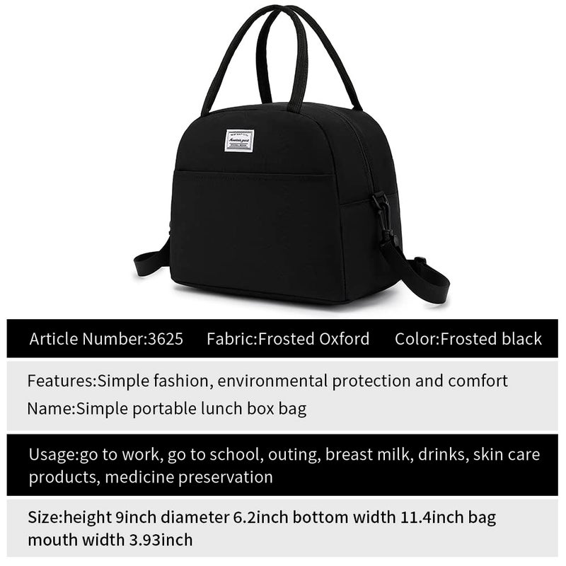 Mountain guest lunch bag women & men, Reusable Insulated Cooler Lunch Box Adult Water Resistant Lunch tote bag for Work Picnic Beach or Travel - Image 2