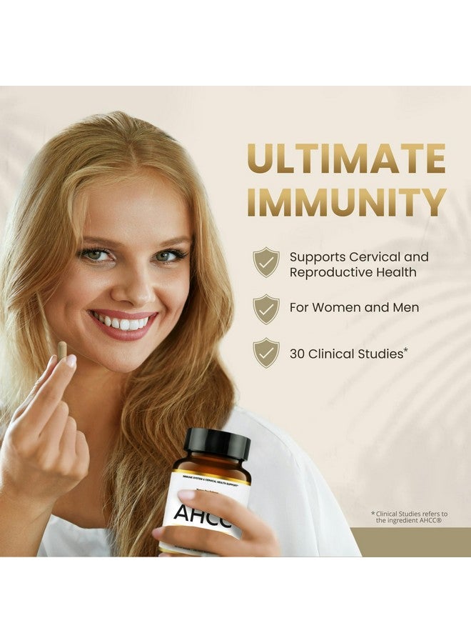 HPD Rx مكمل HPD Rx Premium AHCC وفطر شيتاكي 1100 ملغ لكل حصة، معزز طبيعي للمناعة، يحافظ على نشاط خلايا القاتل الطبيعية | AHCC مثبت في أكثر من 30 دراسة | إمداد لمدة 30 يومًا، عبوة واحدة - Image 2