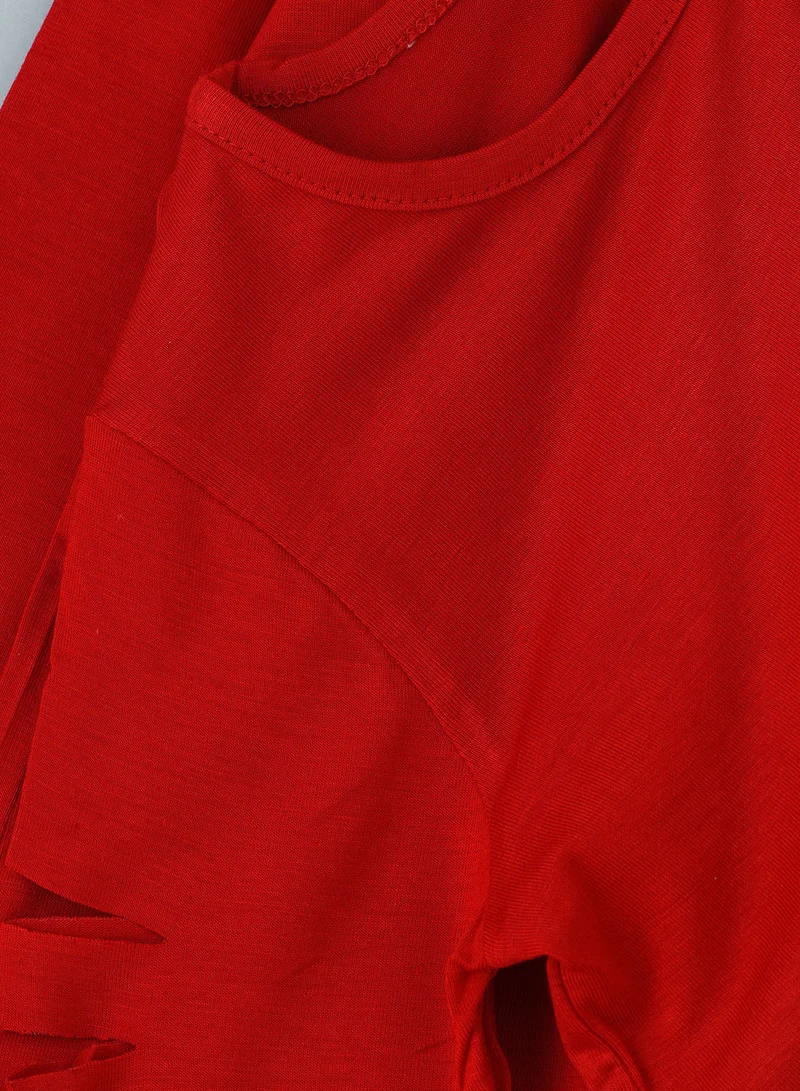 Jelliene Knit t-shirt with print at front
