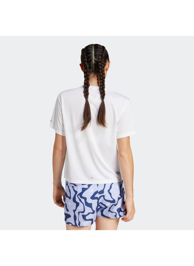 اديداس تيشيرت نسائي ران إت لوف - Image 2