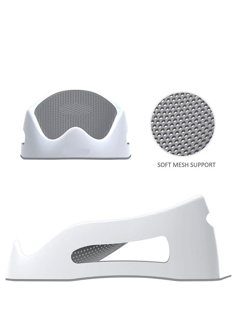BABY PLUS Clean Cradle Non Slip Secure Infant Baby Bather With Inclined Headrest  3   6 Months  Assorted - Image 2