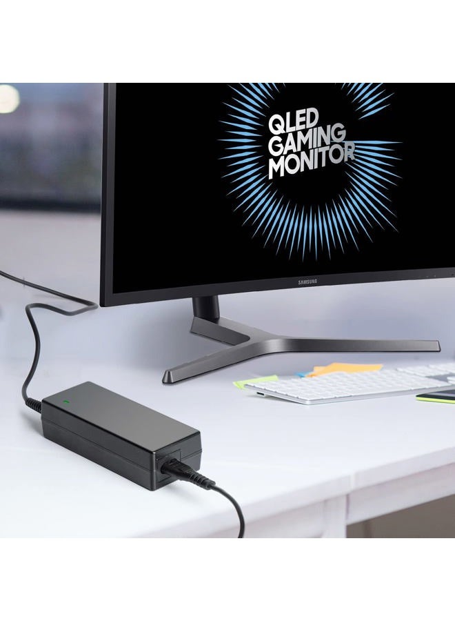 KFD 22V AC DC Adapter Charger for Samsung Odyssey G7 LC32G75TQSNXZA LC32G73TQSRXXU LC27G75TQSRXXU Odyssey G6 LS32BG650EUXXU S34E790C S29E790C C27HG70 LC27HG70QQNXZA Gaming Monitor Power Supply Cord - Image 2