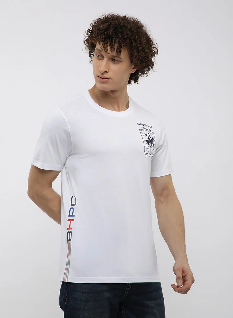 BEVERLY HILLS POLO CLUB  Graphic Crew Neck T-Shirt for Men | Best Price UAE