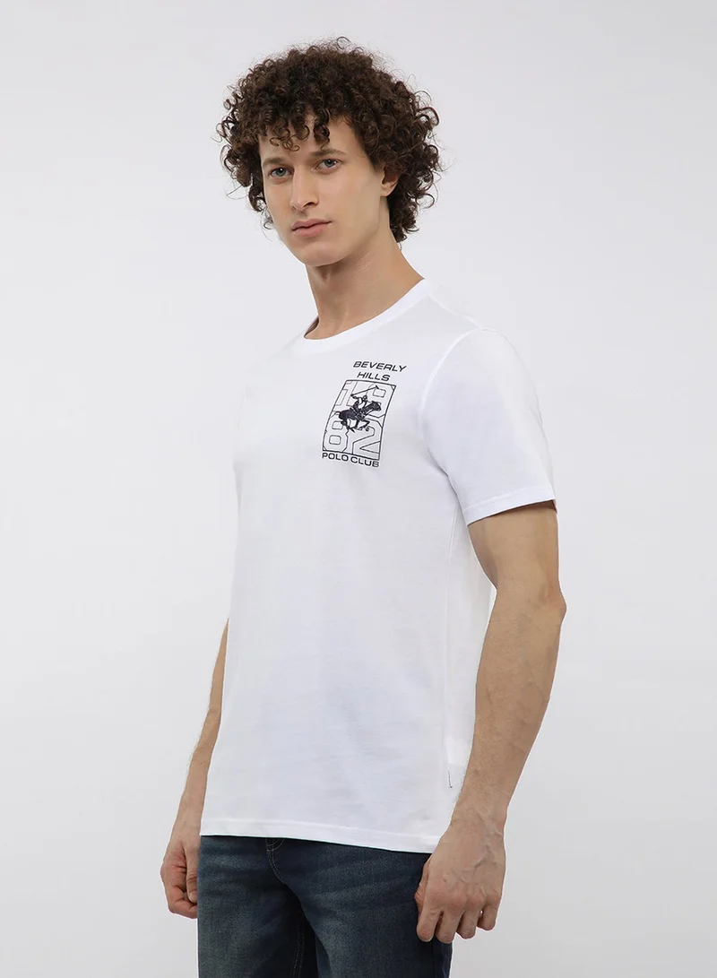 BEVERLY HILLS POLO CLUB  Graphic Crew Neck T-Shirt for Men | Best Price UAE