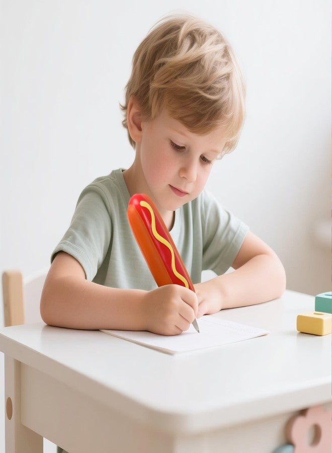 YOBRO Hotdog Writing Pen-Bouncy PU Novelty Writing Pen, Fun Food-Shaped Office & School Supplies, Cute Gag Gift for Friends,Back to School - Image 4