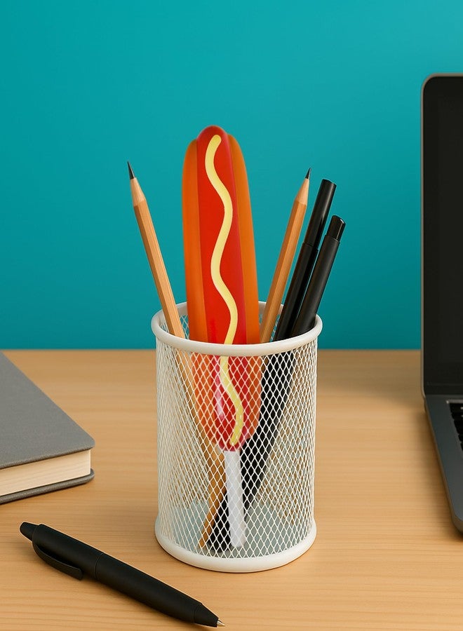 YOBRO Hotdog Writing Pen-Bouncy PU Novelty Writing Pen, Fun Food-Shaped Office & School Supplies, Cute Gag Gift for Friends,Back to School - Image 3