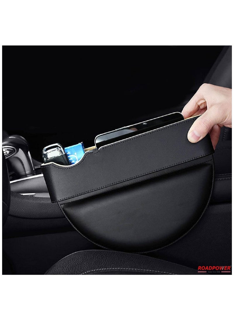 Car Seat Gap Filling Organizer Car Crevice Storage Box PU Leather Car Front Seat Pockets Interior Accessories for Smartphone Part Wallet Key 2pce Black - pzsku/Z0FE20513262D44D65FDBZ/45/_/1691578924/0b4bc9a6-d40b-4598-98ca-3385971df0f8