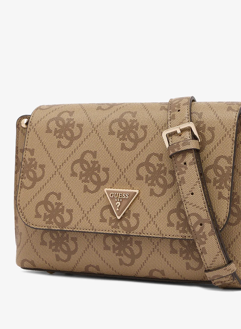 Guess  Meridian II Flap Over Crossbody Bag for Women | Best Price UAE