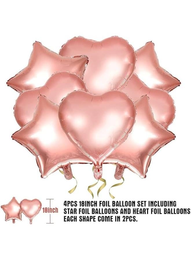Secret 70pcs Rose Gold Birthday Party Balloons Decorations - Image 4