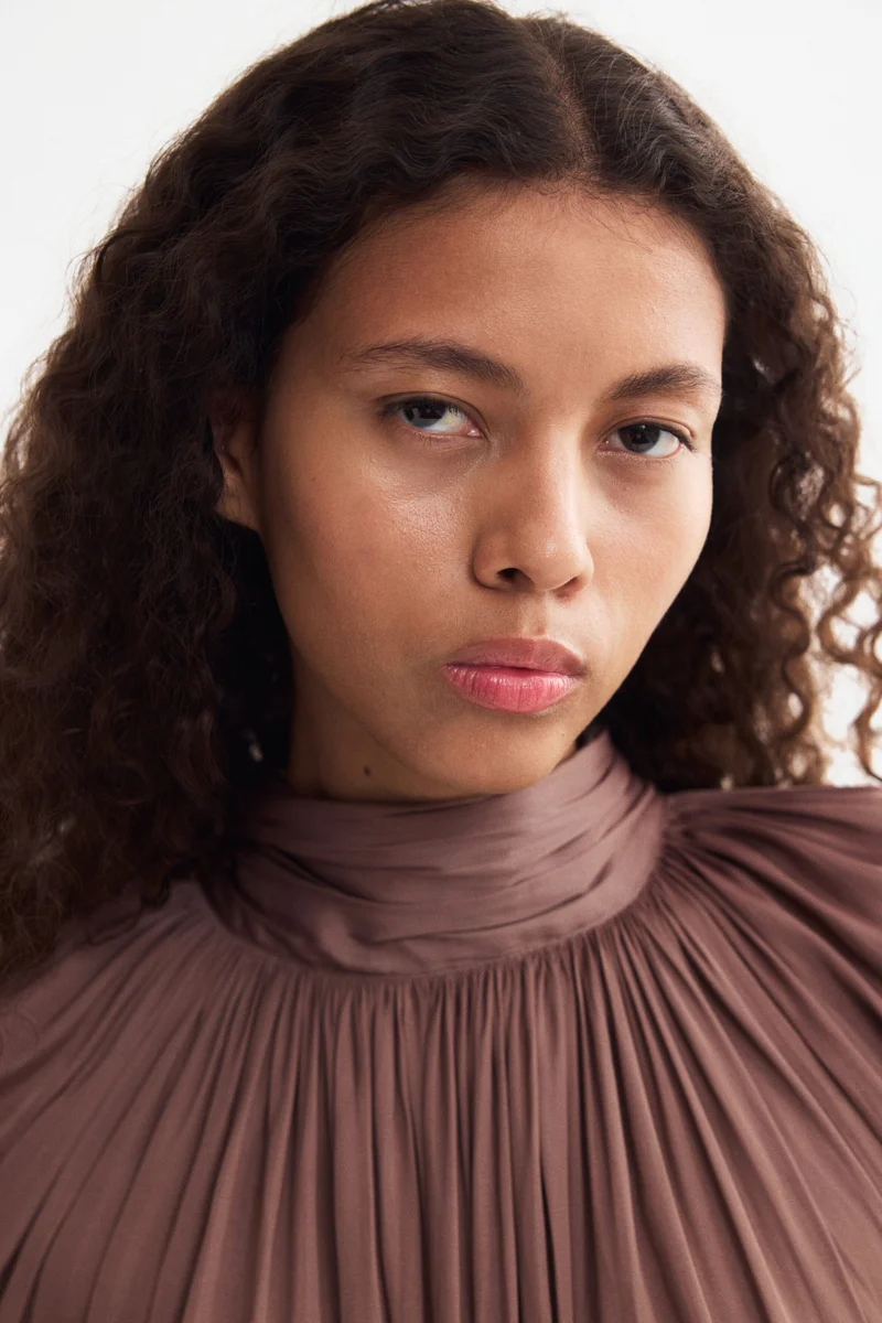 H&M  Balloon-sleeved blouse for Women | Best Price UAE