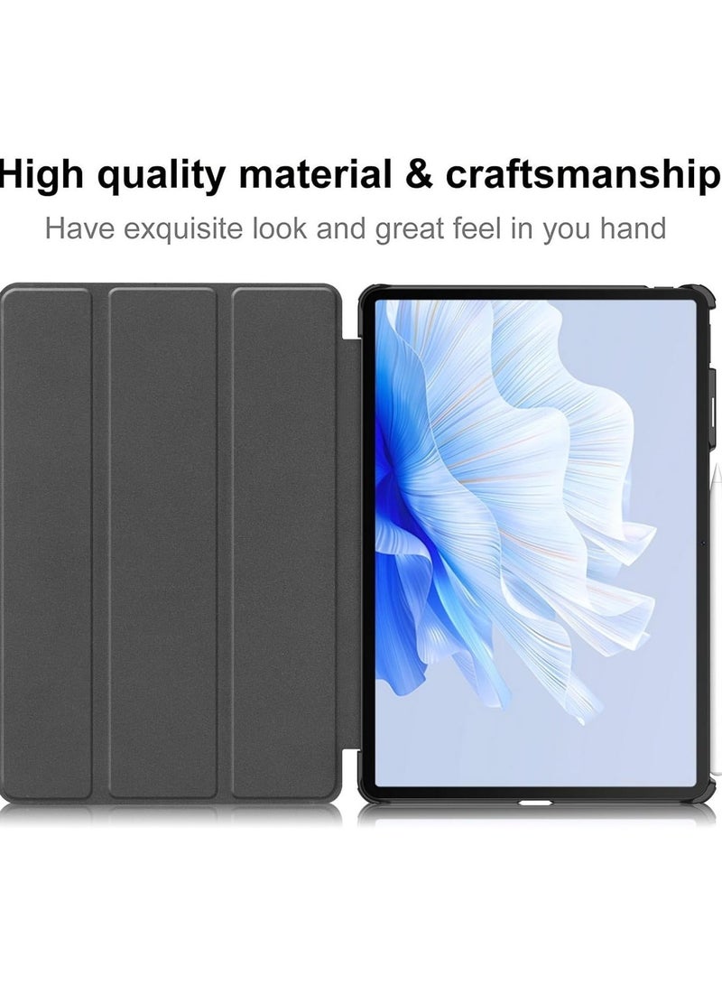 Arabest Case Compatible with Huawei Matepad Air 11.5 inch 2023 Tri-Fold Smart Tablet Case,Hard PC Back Shell Slim Stand Folio Case Cover[Support Pen Magnetic Charging] (Unicorn) - Image 4