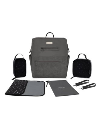 RILO Multifunction Waterproof Diaper Bag for Baby&Toddler|7-Pcs Set W/Changing Mat, Wet Bag, Pouches|Large-Capacity Travel Backpack for Mom&Dad with Trolley Sleeve|Diaper Tote Bag - pzsku/Z0FE25606A5095EDA4903Z/45/1763117913/92f7979e-bd43-4c53-9f83-079e8a2a6548