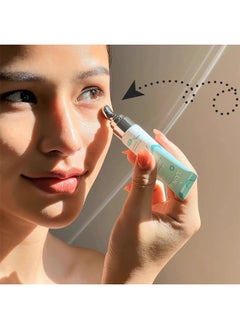Luna Jelly Eye Care, Reduce Eye Puffiness, Lighten Lines and Fade Dark Circles, Moisturize and Brighten Eye Area, Fresh and Not Greasy, Come with Massage Head Eye Gel - 10G  - Image 5