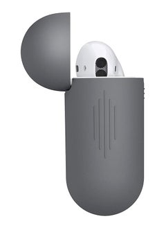 Podskinz Switch Case Cover For Apple AirPods Grey/White