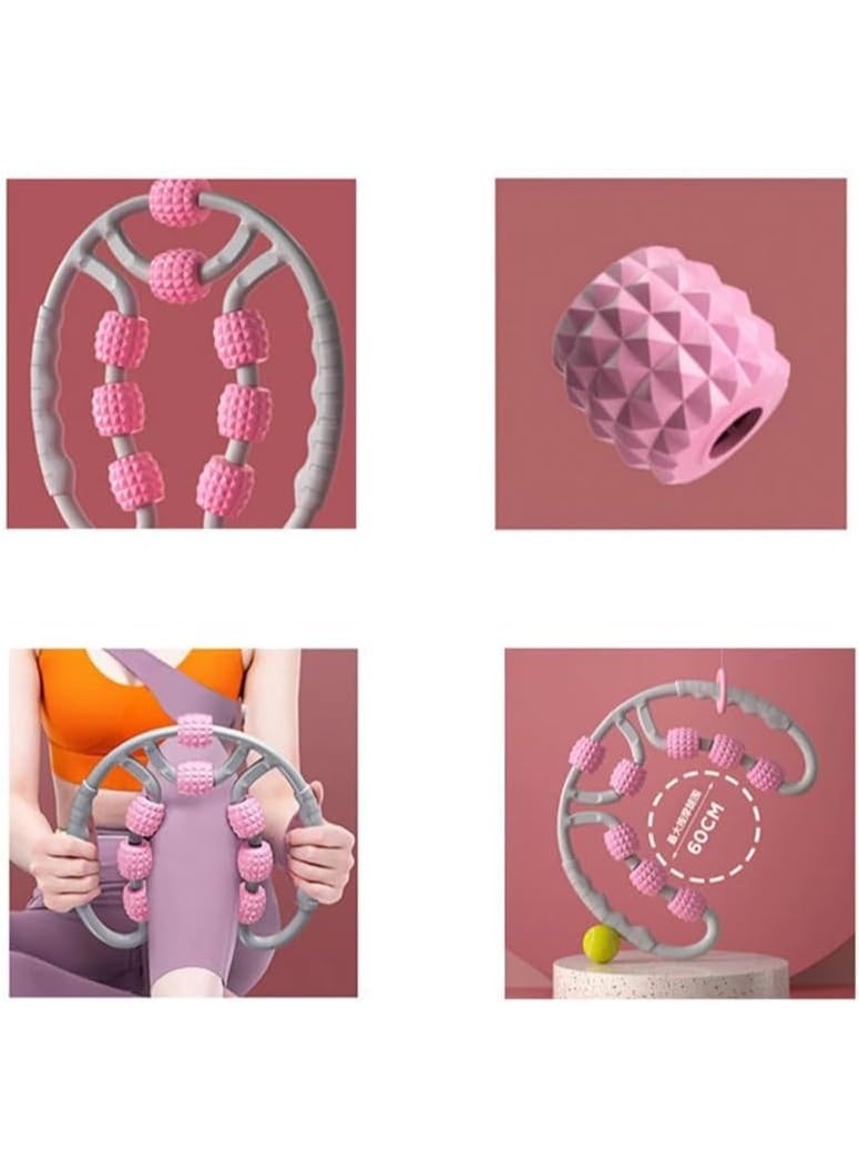 جهاز تدليك الجسم الممتاز يتكون من 8 بكرات دوارة تحفز الدورة الدموية - Image 2