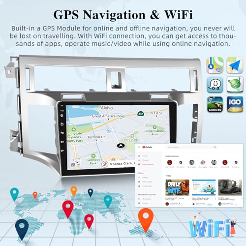 NHOPEEW 2+64G Android Car Stereo for Toyota Avalon 2005-2010 - Wireless Carplay and Android Auto - Car Radio with 9 inch Touch Screen/Multiple UI/WiFi/GPS/Mirror Link/SWC + AHD Backup Camera - Image 5