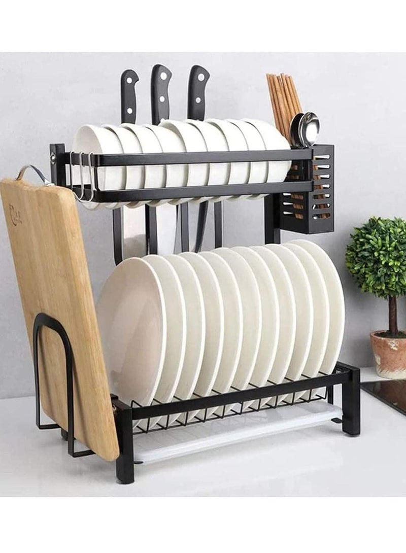 بلومنغ تايم رف المطبخ والسكاكين استنزاف الرف الفولاذ المقاوم للصدأ تخزين الرف - Image 1