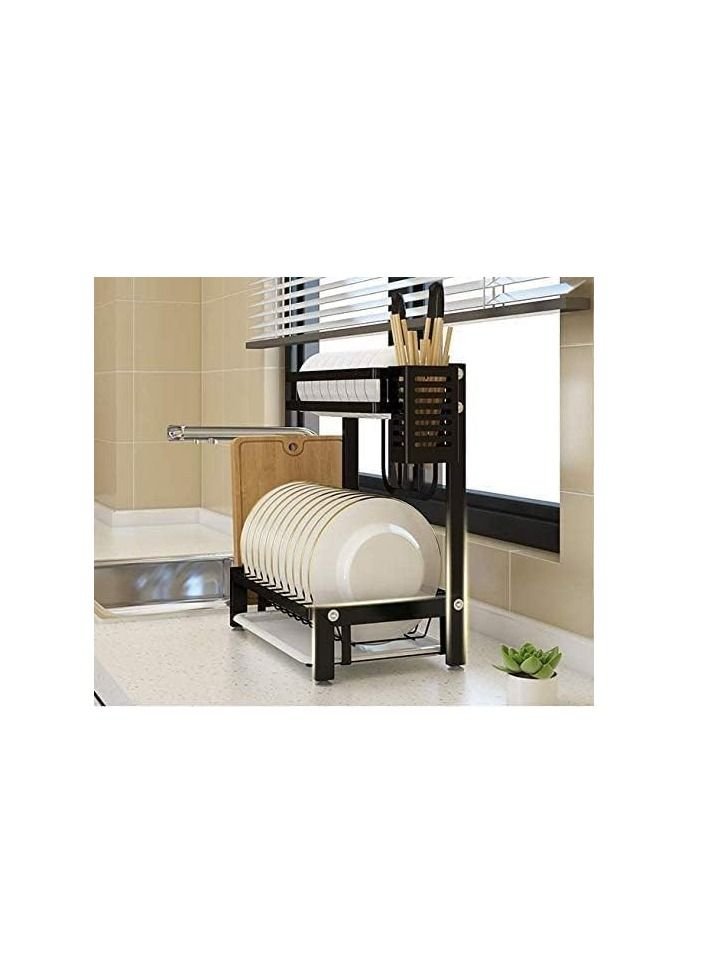 بلومنغ تايم رف المطبخ والسكاكين استنزاف الرف الفولاذ المقاوم للصدأ تخزين الرف - Image 2