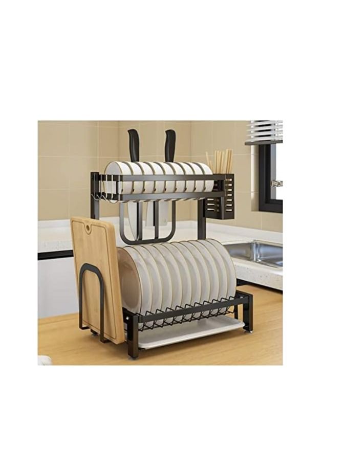 بلومنغ تايم رف المطبخ والسكاكين استنزاف الرف الفولاذ المقاوم للصدأ تخزين الرف - Image 4