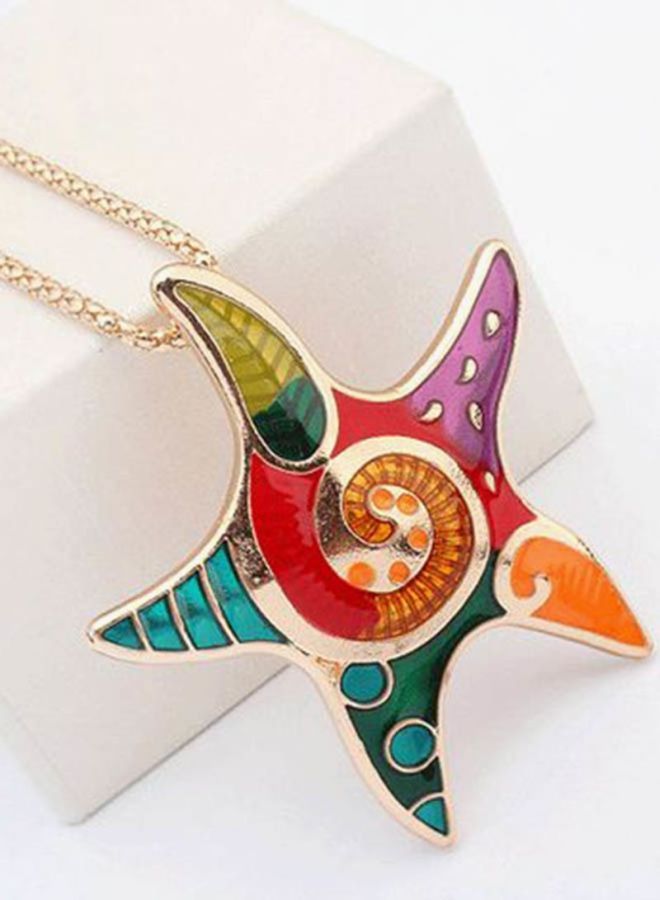 NIBEMINENT Starfish Oil Drop Jewellery Set - Image 3