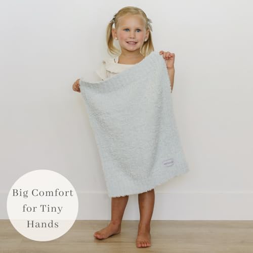 SARANONI Bamboni Baby Blanket | Luxury Plush Super Soft Blanket | Breathable Comfort Infant Baby Blankets for Boys & Girls | Sky Blue, Mini - 15” x 20” - Image 5