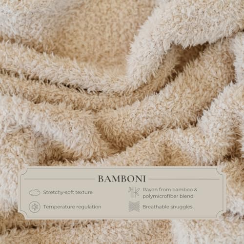 SARANONI Bamboni Baby Blanket | Luxury Plush Super Soft Blanket | Breathable Comfort Infant Baby Blankets for Boys & Girls | Sky Blue, Mini - 15” x 20” - Image 2