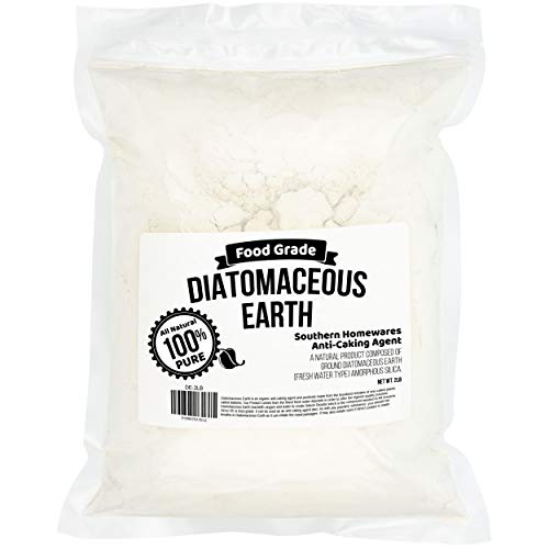 Southern Homewares Diatomaceous Earth Food Grade Fresh Water Type 2lb Zipper Bag Codex DE 02