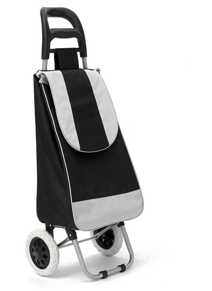 DubaiGallery Shopping Trolleys Small Portable Folding Grocery Cart Trolleys  - Image 2