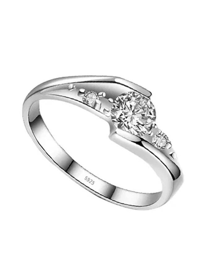 NIBEMINENT 925 Sterling Silver Plated Couple Ring Set  - Image 2