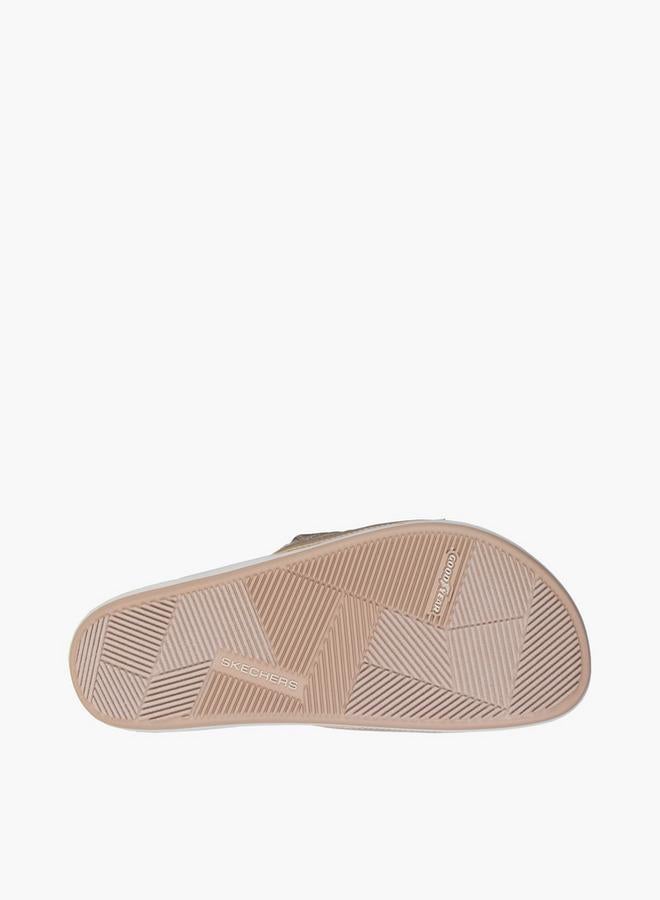 SKECHERS Women Arch Fit Hyper Slide Slippers - 141711-Gld - Image 5