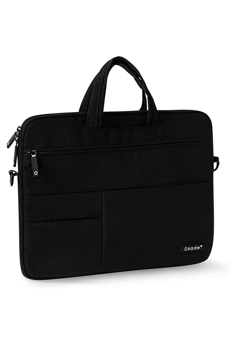 Okade Laptop Shoulder bag For Macbook Air 13.3 Inch Black Color - Image 1