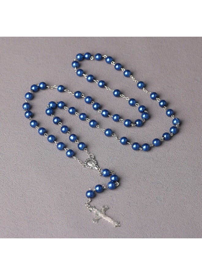 NIBEMINENT 59 Muslim Prayer Beads Blue/8mm