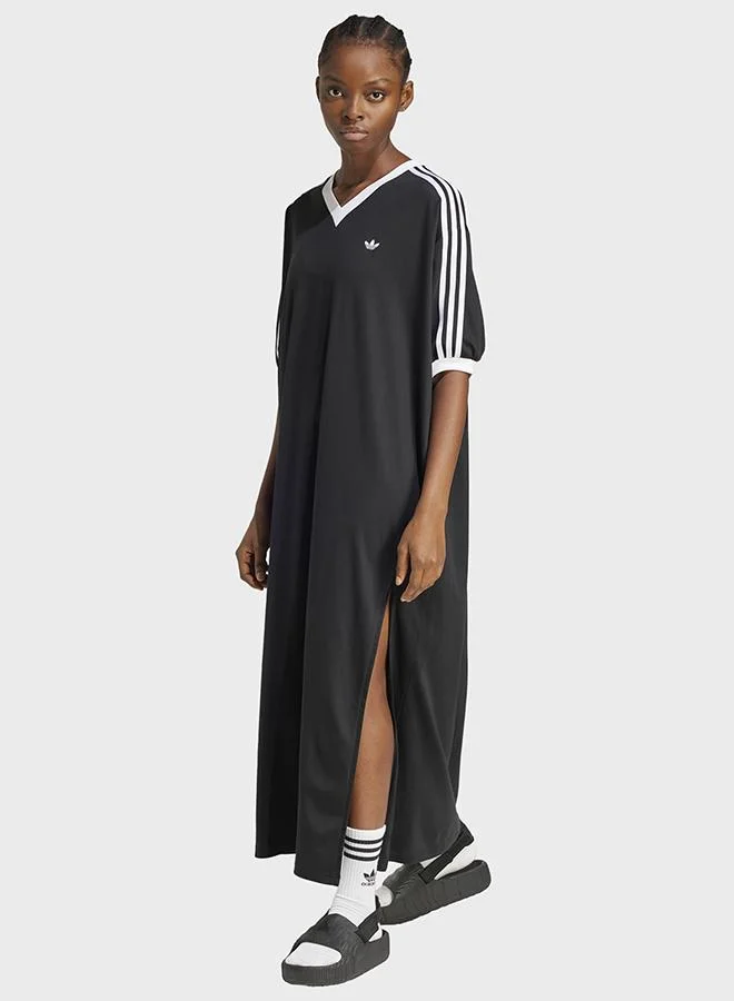 Adidas Striped Maxi Dress