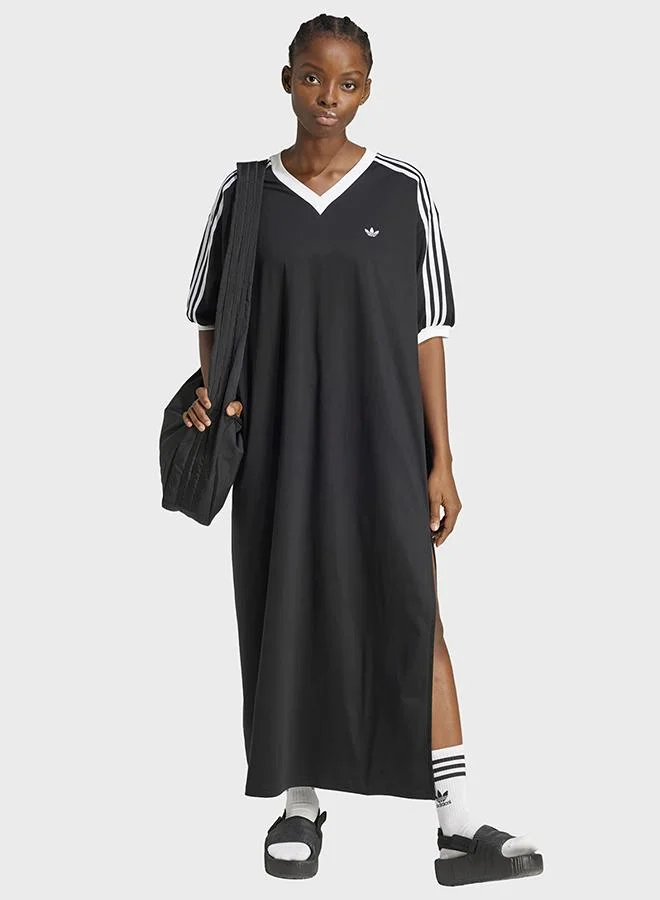 Adidas Striped Maxi Dress