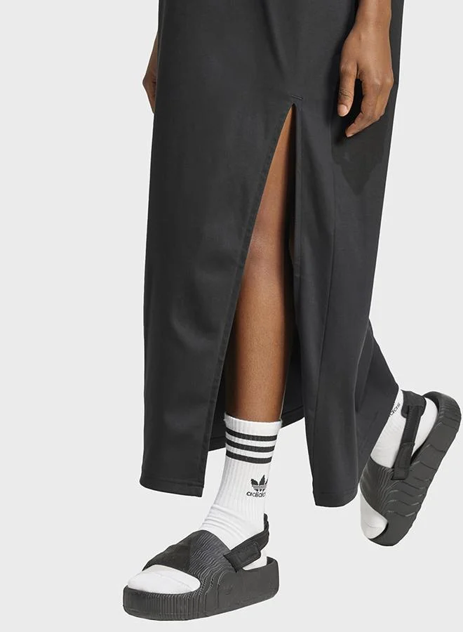 Adidas Striped Maxi Dress