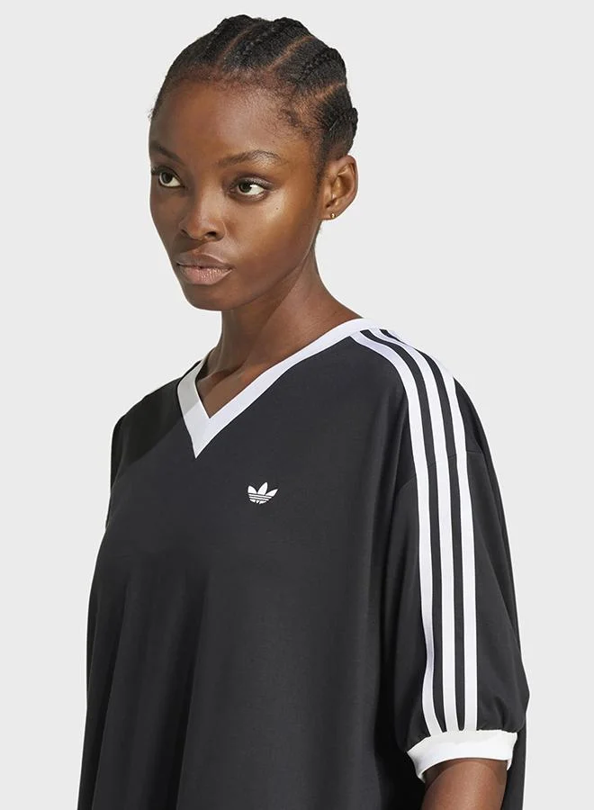 Adidas Striped Maxi Dress