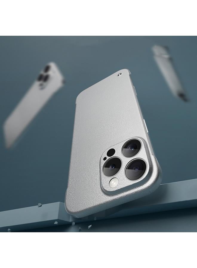 The Bros Phone Case For iPhone 12 Pro Frameless Litchi Texture PC Phone Phone Case - Image 4