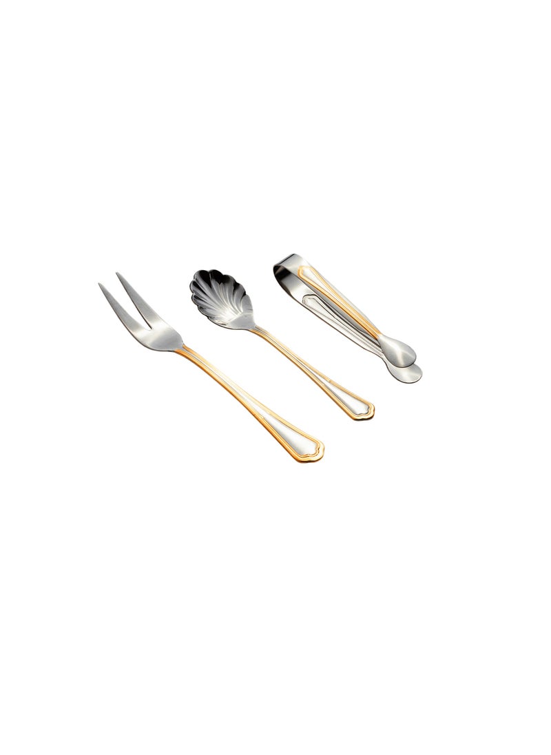 Dania 72 Pieces Bag Of Stainless Steel And Gold Spoons  - Image 3
