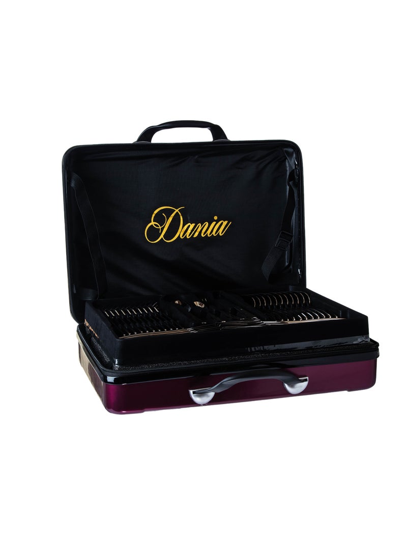 Dania 72 Pieces Bag Of Stainless Steel And Gold Spoons  - Image 4