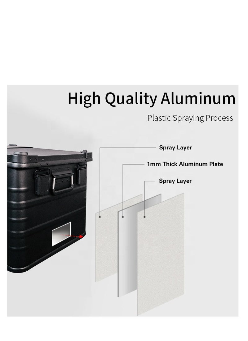Manful Outdoor Camping Aluminum and magnesium alloy Kitchen Boxes and Folding Cooking Table, fishing gear organizer, toy organizer, home clothes organizer  - Image 2