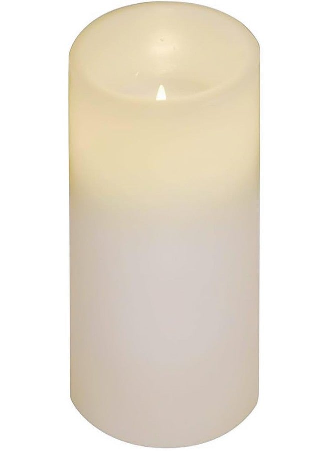 Brite Star 3X4 White Flameless Pillar Candle,WW - Image 1