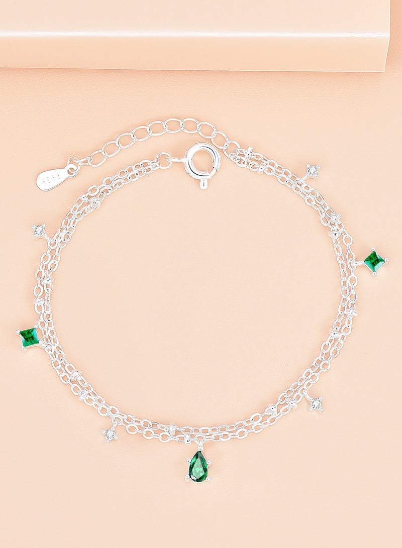 S925 Sterling Silver Bracelet Korean Style Retro Female Temperament High End Couple Jewelry Trendy Vintage Inspired Accessories