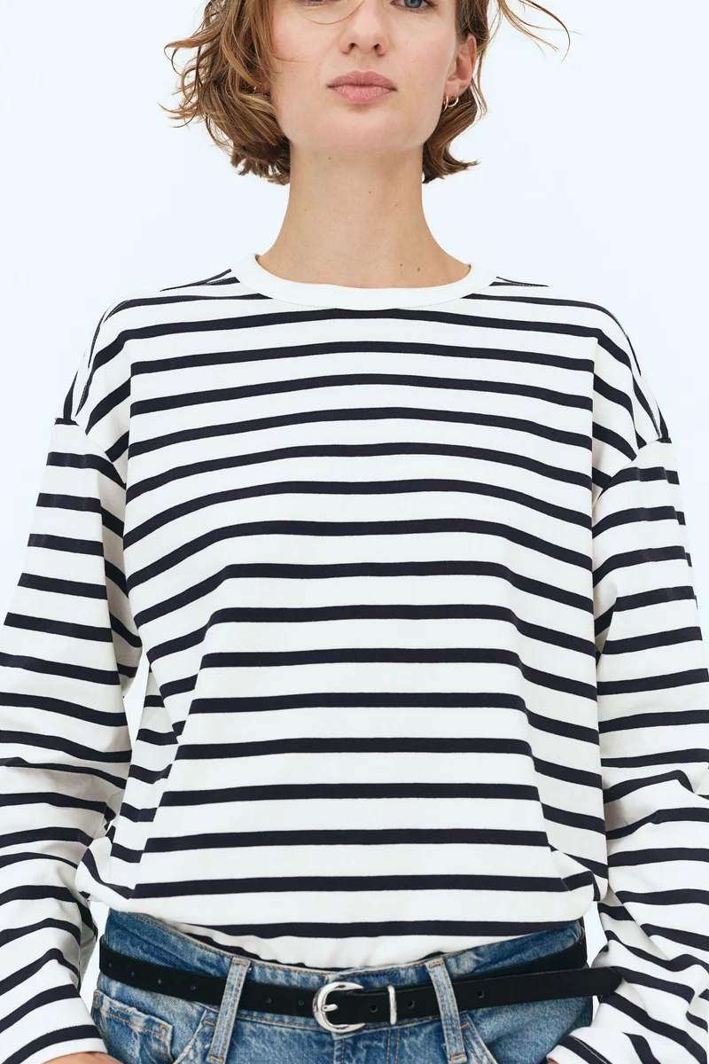H&M Cotton jersey top