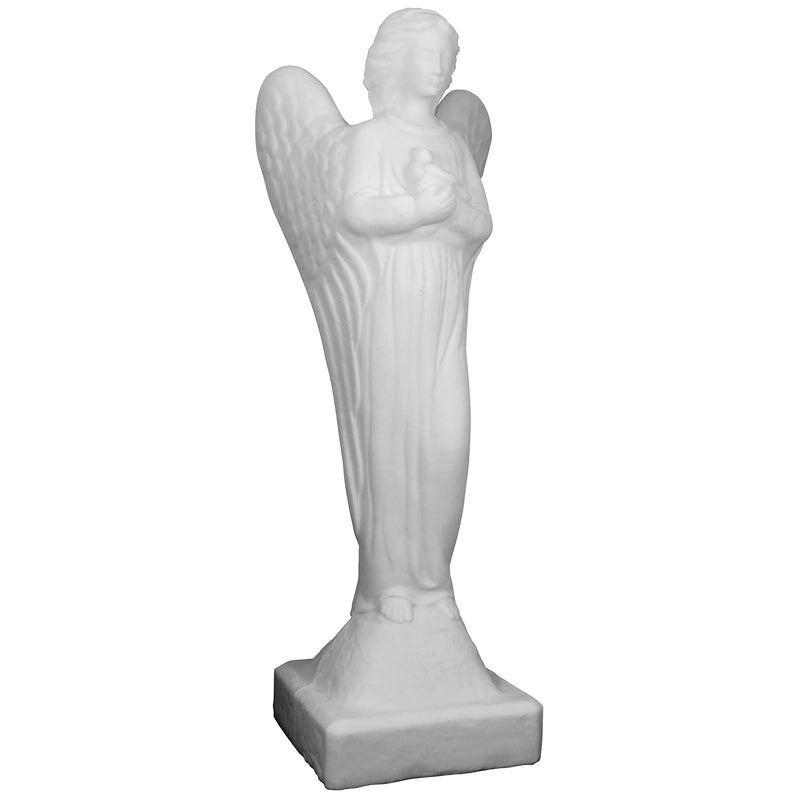 Emsco Group 22601W Morning Angel Garden Statue White