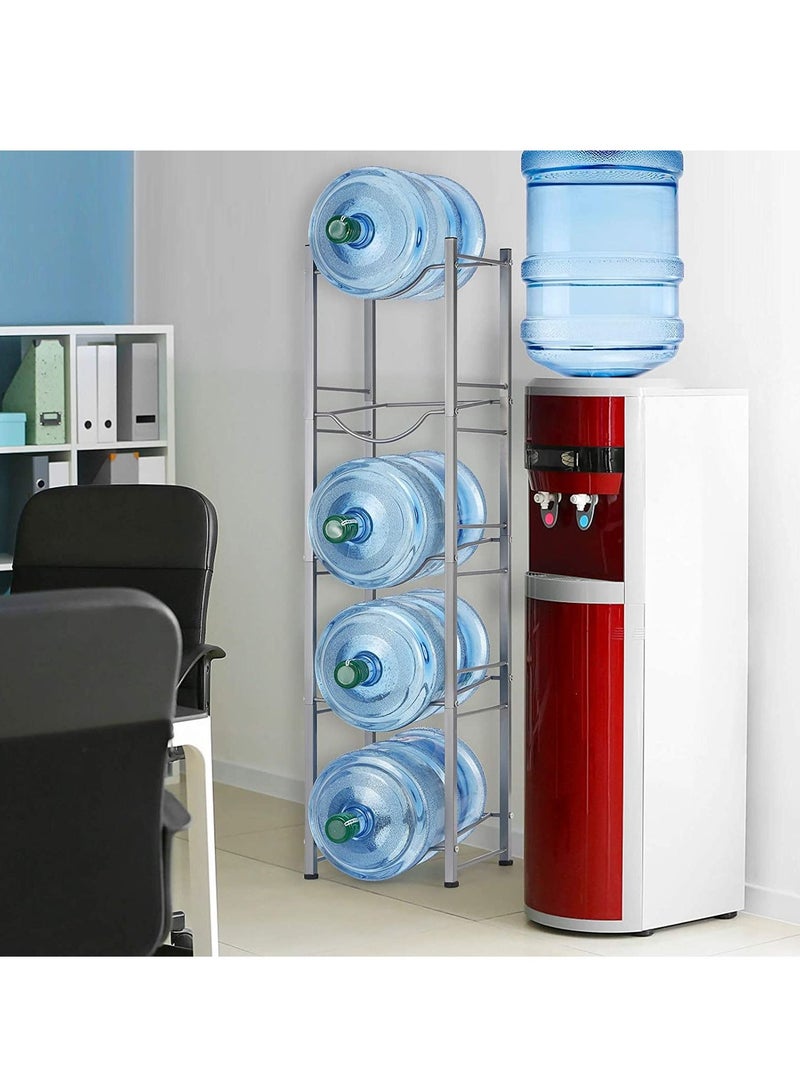 DubaiGallery Water Cooler Jug Rack 5-Tier Water Storage Rack for 5Bottles, Detachable Heavy Duty Water Bottle Rack - Image 4