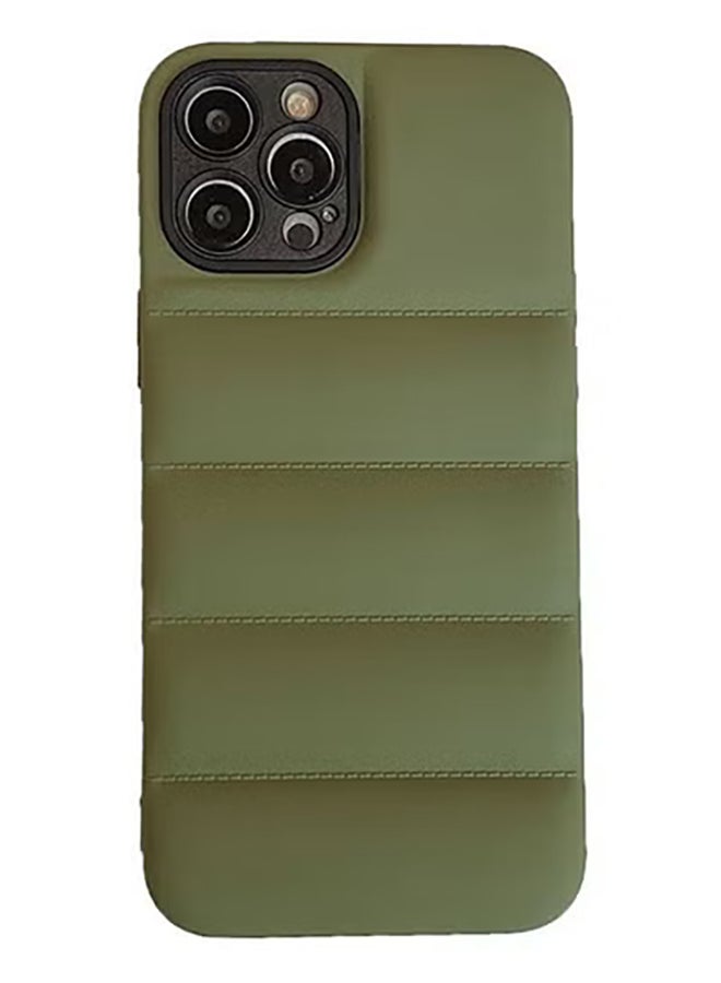 COVERSCART Green Puffer Jacket Case (Matte) for Apple Iphone 14 Pro Max - Image 1