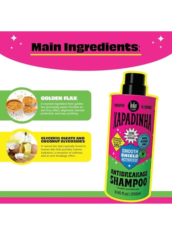 Lola from Rio Xapadinha Anti-Breakage Shampoo For Straight Hair - Gently Cleanses, Strengthens Strands & Prevents Breakage For Healthier, More Resilient Hair (250 Ml) - Image 5