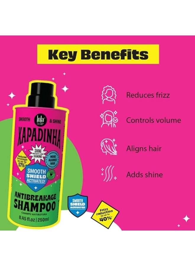 Lola from Rio Xapadinha Anti-Breakage Shampoo For Straight Hair - Gently Cleanses, Strengthens Strands & Prevents Breakage For Healthier, More Resilient Hair (250 Ml) - Image 3